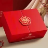 Đủ Hộp + Túi Đỏ Hoa - Hộp quà tặng 20/10, Valentine, Sinh nhật, kèm rơm PGB, quà PK, giá 25.000 2