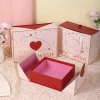 Đủ Hộp + Túi Đỏ Hoa - Hộp quà tặng 20/10, Valentine, Sinh nhật, kèm rơm PGB, quà PK, giá 25.000 3