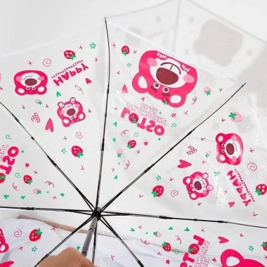 Dù Trong Suốt Gấp Gọn Tự Động Cao Cấp PVC Cute Nhẹ Bền, Phong Cách Nhật Hàn - Giá 139k