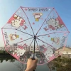 Dù Trong Suốt Gấp Gọn Tự Động Cao Cấp PVC Cute Nhẹ Bền, Phong Cách Nhật Hàn - Giá 139k 9