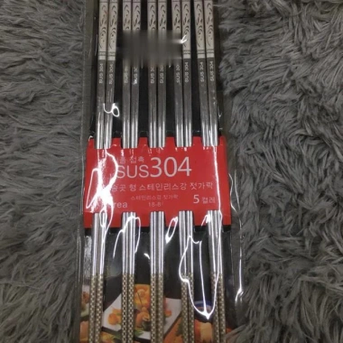 Đũa Gắp Thức Ăn Inox SUS 304 5 Đôi Dày Dặn, Sáng Bóng, Bền - Giá chỉ 151.000₫
