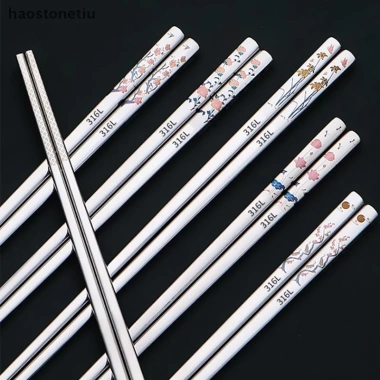 Đũa Inox 316 HA Nhật Bản Chống Trơn Trượt - An toàn cho Mì, Sushi, Que Thực Phẩm, Máy rửa bát - 57.970₫