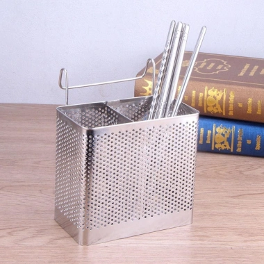 Đũa Inox treo có móc dao kéo giỏ sấy – Bạc tiện lợi, tiết kiệm, thoát nước 71.060đ 4