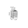 Đũa Inox treo có móc dao kéo giỏ sấy – Bạc tiện lợi, tiết kiệm, thoát nước 71.060đ 10