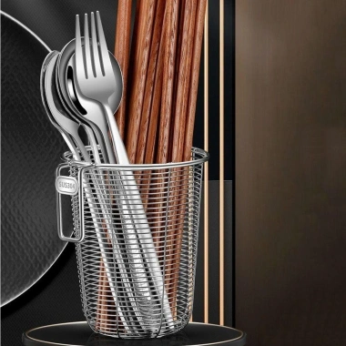 Đũa Ống Harriettsi + Giá Đỡ Dao Kéo Treo Tường, Bộ Đồ Ăn Inox Dày, Giá 79.970 - Tiện lợi