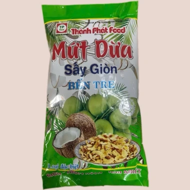 Dừa sấy giòn 200g - Mứt dừa Phát Thành, Tuấn Phương - Đặc sản Bến Tre, giá ưu đãi 26.000 VND 2