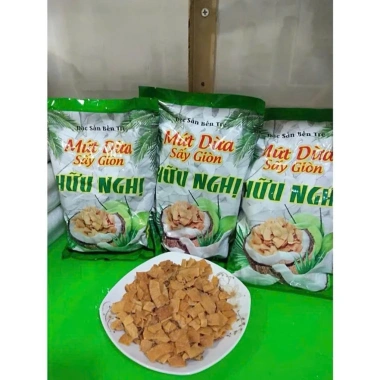 Dừa Sấy Giòn Tự Nhiên - Mứt Dừa Khô Ngon, Ăn Vặt Giảm Giá 55k Giá gốc 69.850đ