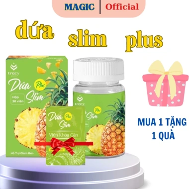 DỨA SLIM PLUS giảm cân cực mạnh, tặng khoá cân 30v, giảm 5‑10 ký sau 30 ngày – Giá ưu đãi 169.000₫