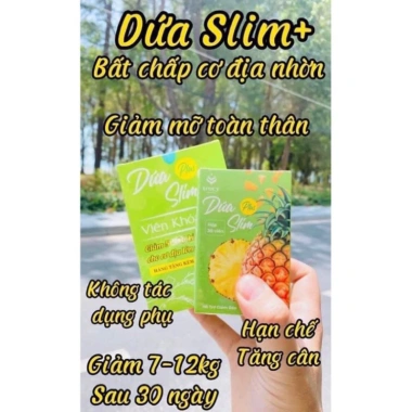 DỨA SLIM PLUS giảm cân cực mạnh, tặng khoá cân 30v, giảm 5‑10 ký sau 30 ngày – Giá ưu đãi 169.000₫
