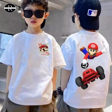 Đua Xe Mario Thun Trẻ Em Ngắn Tay In HD Phong Cách Đường Phố - Giá ưu đãi 85.999₫ 4