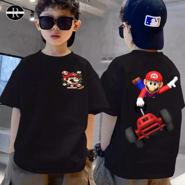 Đua Xe Mario Thun Trẻ Em Ngắn Tay In HD Phong Cách Đường Phố - Giá ưu đãi 85.999₫ 8