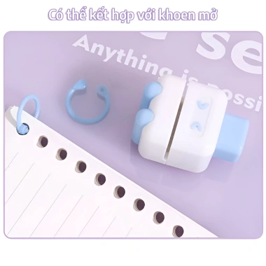 Đục bấm lỗ mini pastel – Dụng cụ đục lỗ giấy cho bullet journal Hàn Quốc, 18.000₫