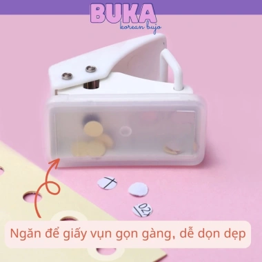 Đục đơn mini bấm 1 lỗ - Đục lỗ sổ còng Bullet Journal, giảm giá còn 30.900₫