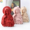 Đức Trinh Nữ Mary Bust Điêu Khắc Nến Khuôn Silicon DIY Trừu Tượng Madonna 163.999₫