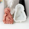 Đức Trinh Nữ Mary Bust Điêu Khắc Nến Khuôn Silicon DIY Trừu Tượng Madonna 163.999₫ 7