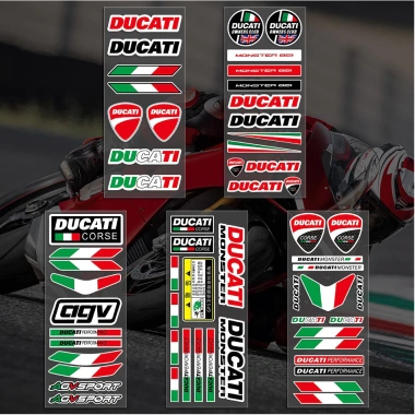 Ducati Mũ Bảo Hiểm Dán Kính Chắn Gió Vinyl Phản Quang Chống Thấm Nước - Panigale V4, XDiavel - 60.500 VND