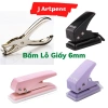 Dụng Cụ Bấm Lỗ Giấy INOX Thủ Công - Bullet Journal, Đục Lỗ Giấy, Sổ Còng, Refill Flashcards Giá 18.130₫