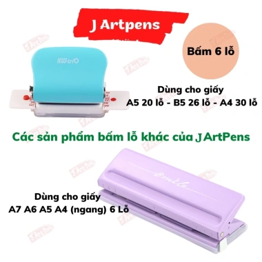 Dụng Cụ Bấm Lỗ Giấy INOX Thủ Công - Bullet Journal, Đục Lỗ Giấy, Sổ Còng, Refill Flashcards Giá 18.130₫