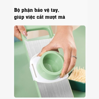 Dụng Cụ Bào Nạo Rau Củ Quả Đa Năng 6 Lưỡi Dao Inox JYoohome Giá 39.000 VND 7