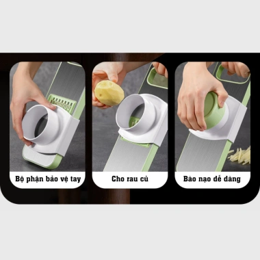 Dụng Cụ Bào Nạo Rau Củ Quả Đa Năng 6 Lưỡi Dao Inox JYoohome Giá 39.000 VND 9