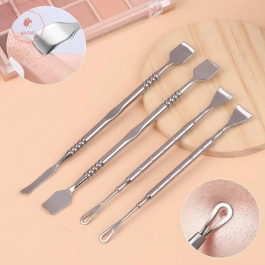 Dụng cụ cạo mụn đầu đen thép không gỉ AACAR: Làm sạch lỗ chân lông, loại bỏ mụn trắng, Blemish Extractor, chỉ 30.195₫