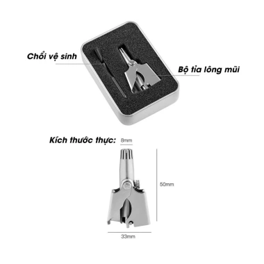 Dụng Cụ Cắt Tỉa Lông Mũi Thép Không Gỉ - Lưỡi Sắc Bén, An Toàn, Giá 39.000₫ 7