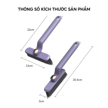 Dụng Cụ Chà Sàn Xoay 360°, Cọ Rửa Khe Gạch Lông Mềm Móc Treo Gọn Gàng, Giá 19k 2 Dụng Cụ Chà Sàn Xoay 360°, Cọ Rửa Khe Gạch Lông Mềm Móc Treo Gọn Gàng, Giá 19k 2