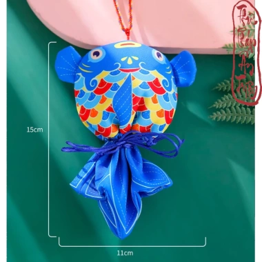 Dụng Cụ Cổ Trang Túi Đựng Tỏi Bé Hình Cá Chép - Túi Gấm Đựng Trang Sức, Miễn Phí Vận Chuyển, Giá 43.800₫ 4