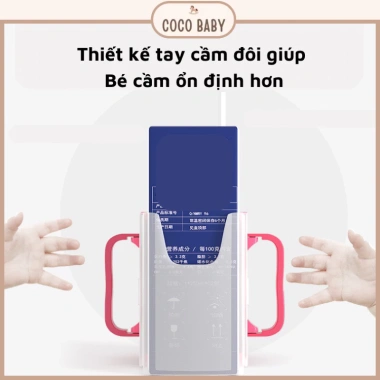 Dụng cụ cốc đựng hộp sữa tay cầm, điều chỉnh kích thước - Giá chỉ 34.500đ