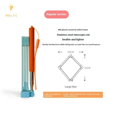 Dụng cụ đa năng gập tay cầm dài thép cho chó cưng, muỗng đựng rác, nhặt bụi kính thiên văn - Thân thiện môi trường VN 7