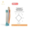 Dụng cụ đa năng gập tay cầm dài thép cho chó cưng, muỗng đựng rác, nhặt bụi kính thiên văn - Thân thiện môi trường VN 9