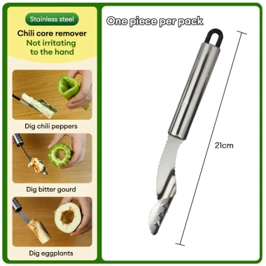 Dụng cụ dao lấy ruột hạt trái cây, củ quả (khổ qua, dưa leo, ớt) thép không gỉ – máy hút lõi gia dụng, giá 13.180₫ 10 Dụng cụ dao lấy ruột hạt trái cây, củ quả (khổ qua, dưa leo, ớt) thép không gỉ – máy hút lõi gia dụng, giá 13.180₫ 10