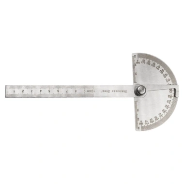 Dụng cụ đo góc thép không gỉ Hrtyvhin 0-180° Độ chính xác cao, giá ưu đãi 79.523₫ 4
