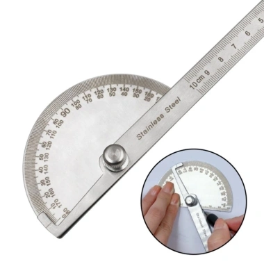 Dụng cụ đo góc thép không gỉ Hrtyvhin 0-180° Độ chính xác cao, giá ưu đãi 79.523₫ 5