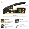 Dụng cụ ép đầu kìm bấm cáp mạng CAT5/6/7 - Kềm xuyên thấu, đầu thường nhỏ gọn, RJ11 RJ45 - Giá 110.000₫ 4