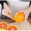 Dụng cụ gắp rau thép không gỉ + bảo vệ ngón tay, dao HK5E gọt tỏi, đậu Hà Lan - 18.157₫ 4