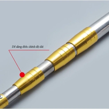 Dụng cụ gậy hái quả 6m dài, sào hái trái cây, cắt cành cao, đầu vợt 16cm - giá chỉ 65.000đ