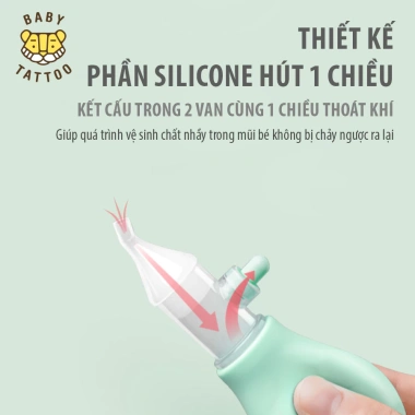 Dụng Cụ Hút Dịch Mũi Đầu Silicone cho Bé - Nhíp An Toàn, Giá 125k (Giảm 20%) 3