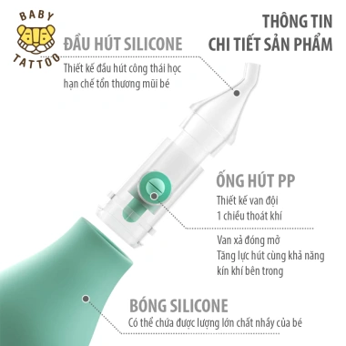 Dụng Cụ Hút Dịch Mũi Đầu Silicone cho Bé - Nhíp An Toàn, Giá 125k (Giảm 20%) 5