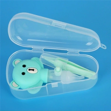 Dụng cụ hút mũi gấu silicone mềm mại, an toàn cho bé kèm gắp rỉ mũi 38.500đ 4