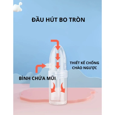 Dụng cụ hút mũi kéo tay nhựa nguyên sinh, lực hút mạnh, an toàn cho bé - 135.000đ 8