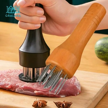 Dụng cụ làm dịu thịt thép không gỉ - Phụ kiện bếp, giảm giá 72,600đ cho bò, gà