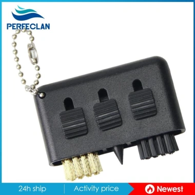 Dụng cụ làm sạch cọ Nylon đồng thau 2.17x1.2 - Giá 52.800 VNĐ, phù hợp câu lạc bộ golf