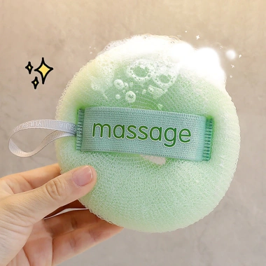 Dụng cụ làm sạch lưng lưới tắm mềm bọt Loofah Massage - Giao hàng, giảm còn 42.900đ