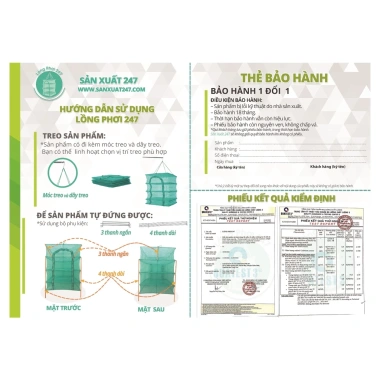 Dụng Cụ Làm Xúc Xích, Phơi Lạp Xưởng 247 - Chống Ruồi 100% Kiểm Định An Toàn - 120.000₫