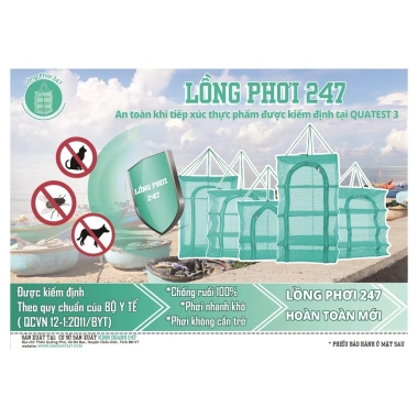 Dụng Cụ Làm Xúc Xích, Phơi Lạp Xưởng 247 - Chống Ruồi 100% Kiểm Định An Toàn - 120.000₫