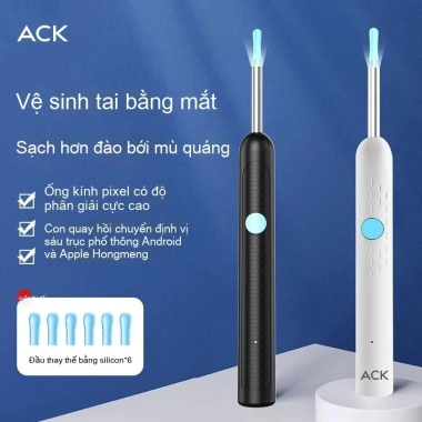Dụng cụ lấy ráy tai không dây ACK Visual – Siêu rõ, làm sạch phát sán, giảm giá 23% 5