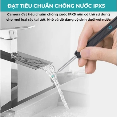 Dụng cụ lấy ráy tai nội soi camera NE3 không dây, điều khiển app, mọi điện thoại – chỉ 39.000₫
