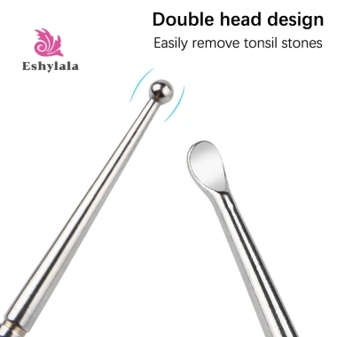 Dụng cụ loại bỏ đá Tonsil thép không gỉ, tẩy sáp tai, sạch miệng, chăm sóc sức khỏe - 37.950 VND 4 Dụng cụ loại bỏ đá Tonsil thép không gỉ, tẩy sáp tai, sạch miệng, chăm sóc sức khỏe - 37.950 VND 4