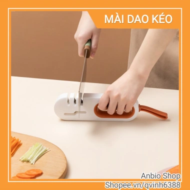 Dụng cụ mài dao kéo 4in1 - Mài sắc trong 5 giây, giảm còn 77.900₫